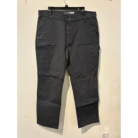 NWT Carhartt Rugged Flex Relaxed Fit Duck Double-Front Utility Work Pant - 38x32 - Picture 1 of 7